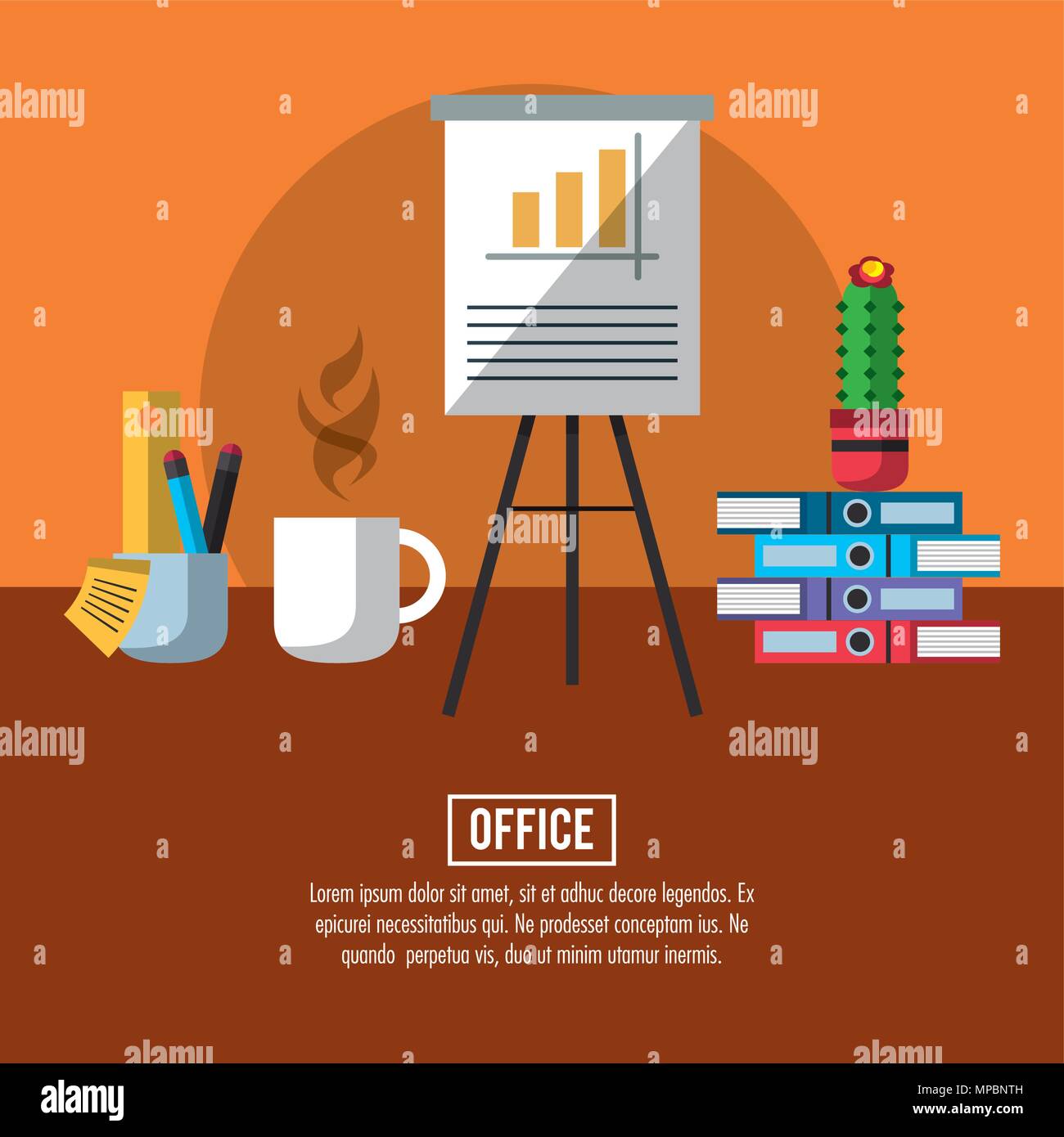 Office workplace concept Stock Vector Image & Art - Alamy