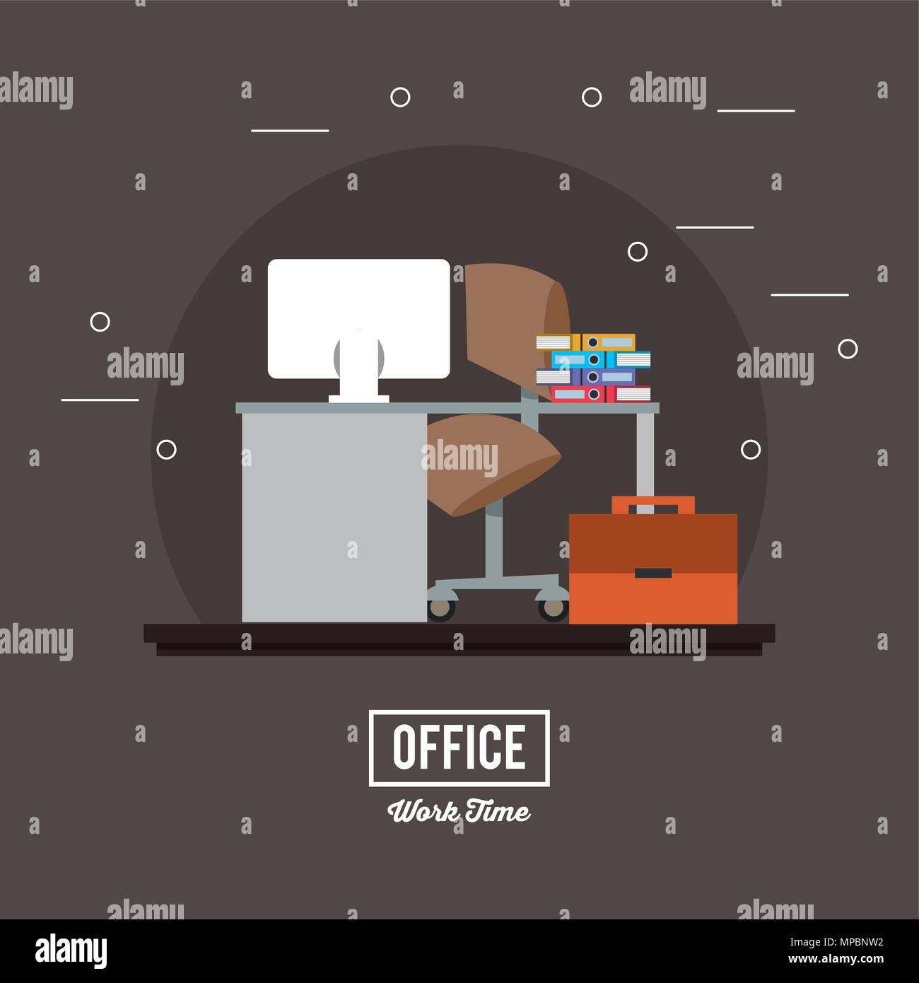 Office workplace concept Stock Vector Image & Art - Alamy