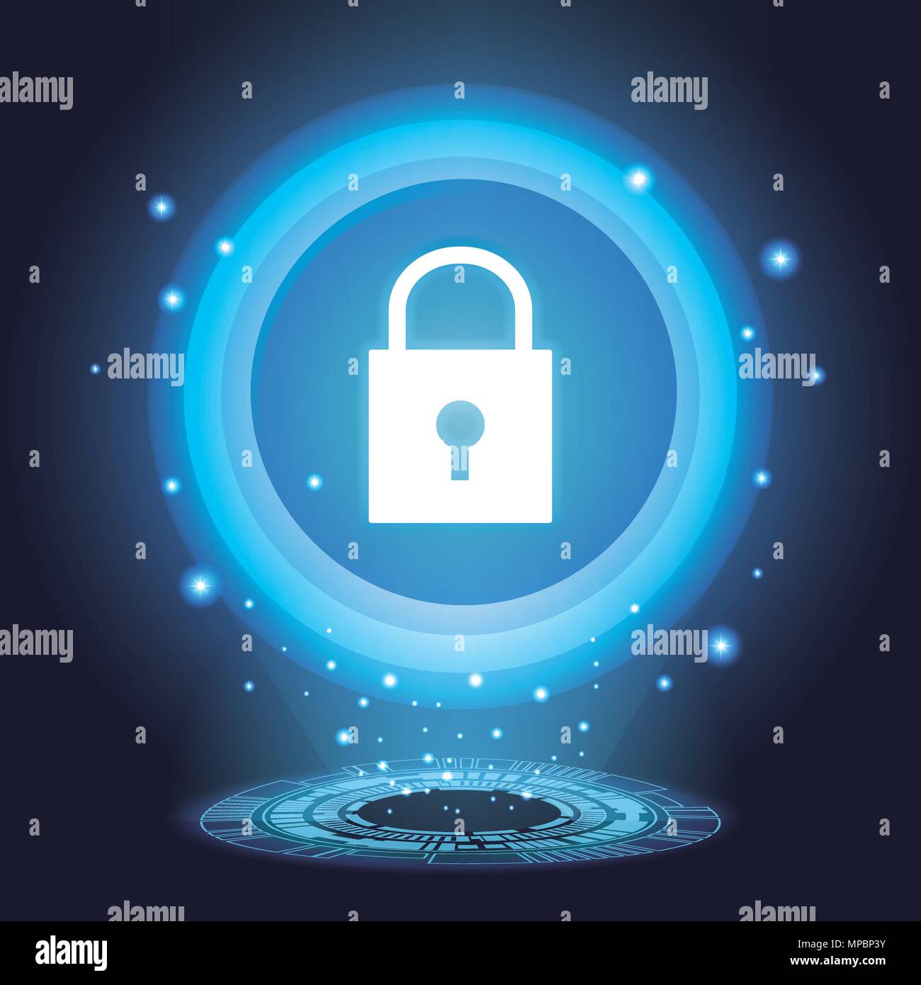 Security system technology Stock Vector Image & Art - Alamy