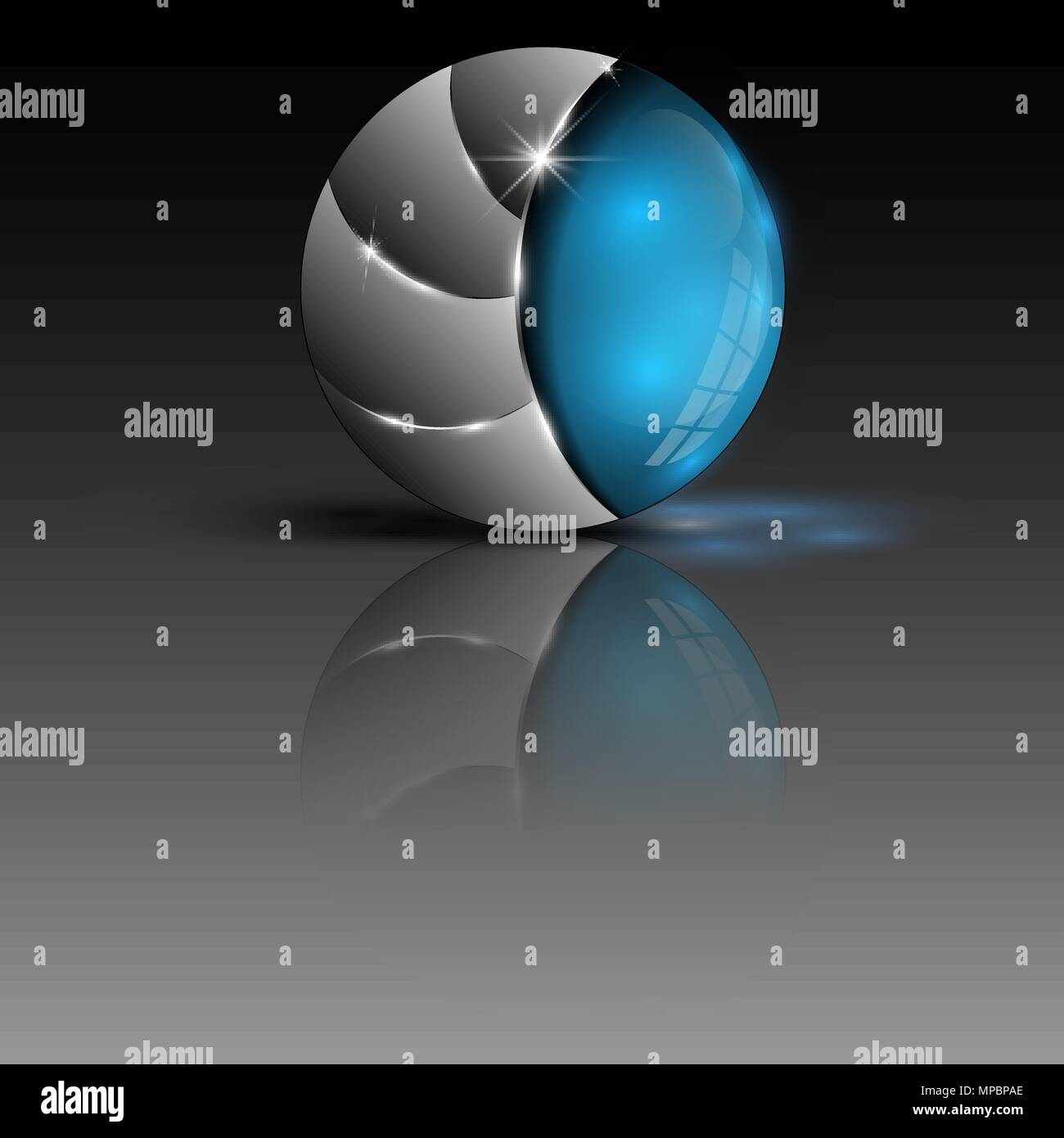 Colorful abstract sphere logo hi-res stock photography and images - Alamy
