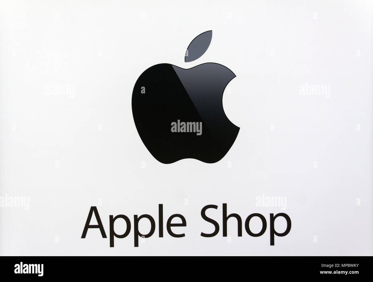 Amsterdam,netherlands-april 28, 2015: Apple shop in Amsterdam, store for electonic devices Stock Photo