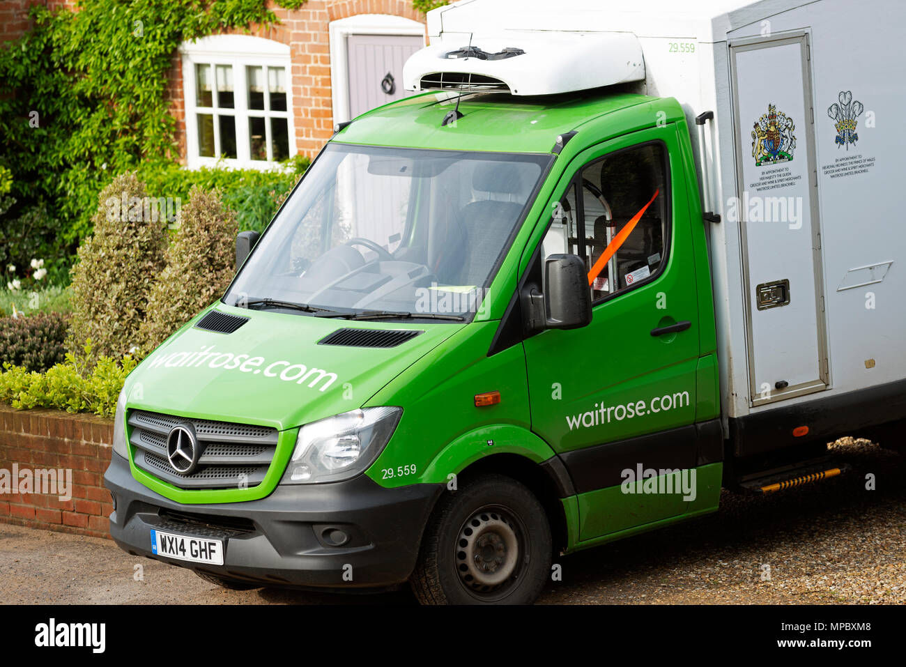 Waitrose delivery van hires stock photography and images Alamy