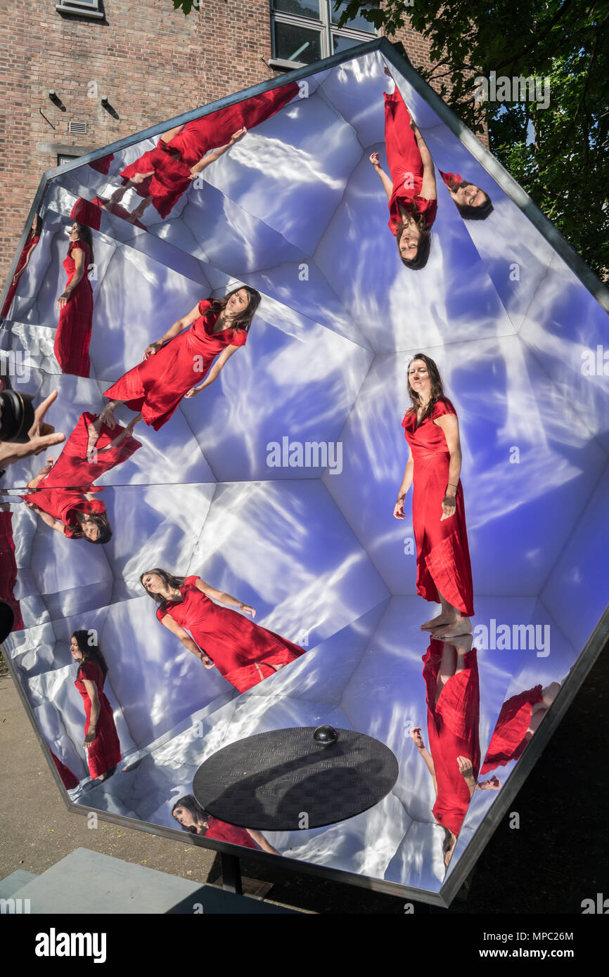 London Uk 22nd May 2018 A Piece Of Sky An Installation By