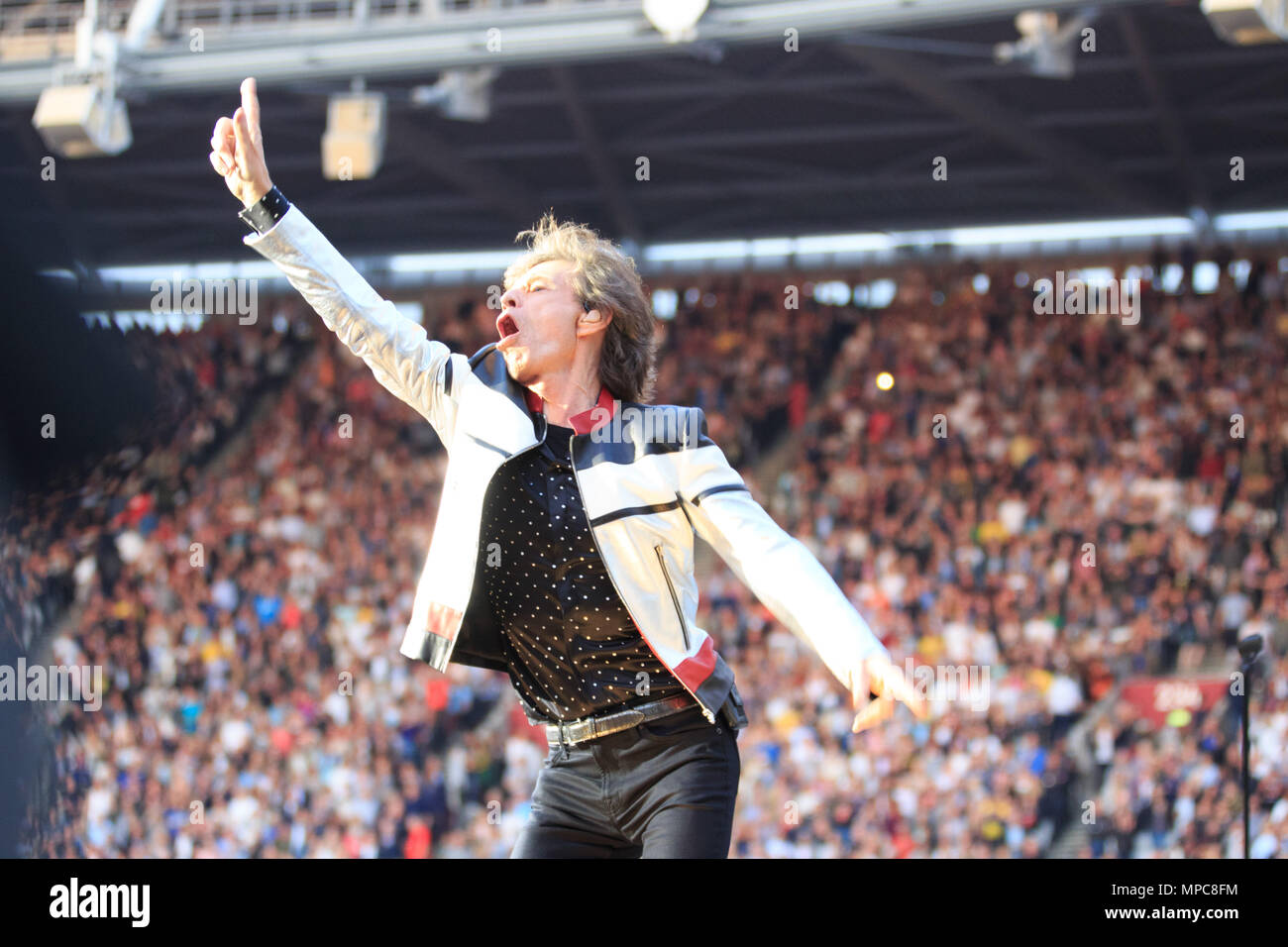 London Stadium, London, UK, 22nd May 2018, Rolling Stone's Mick Jagger, Rolling  Stones on the worldwide "No Filter" tour, © Richard Soans/Alamy Live News  Stock Photo - Alamy