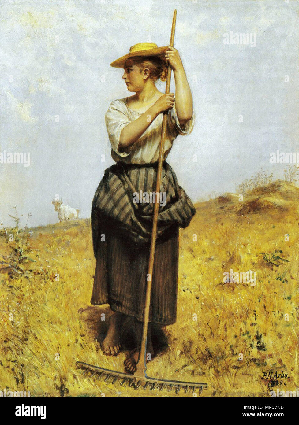 Arbo Peter Nicolai En Hostpige Stock Photo Alamy