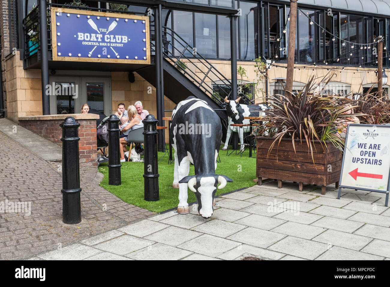 The Boat Club Cocktail Bar and Eatery at the Quayside,Newcastle,England