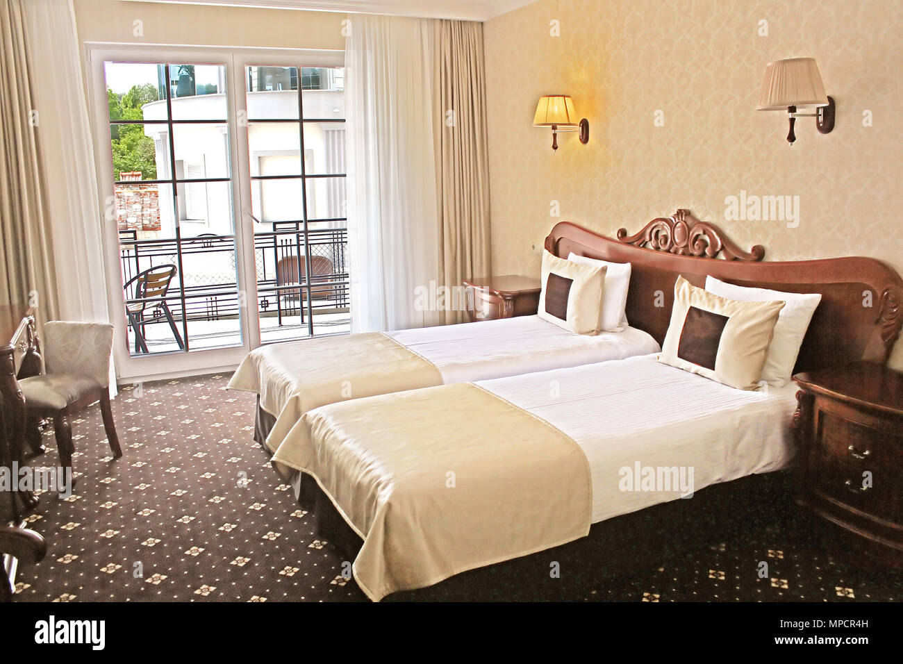 Hotel room Stock Photo