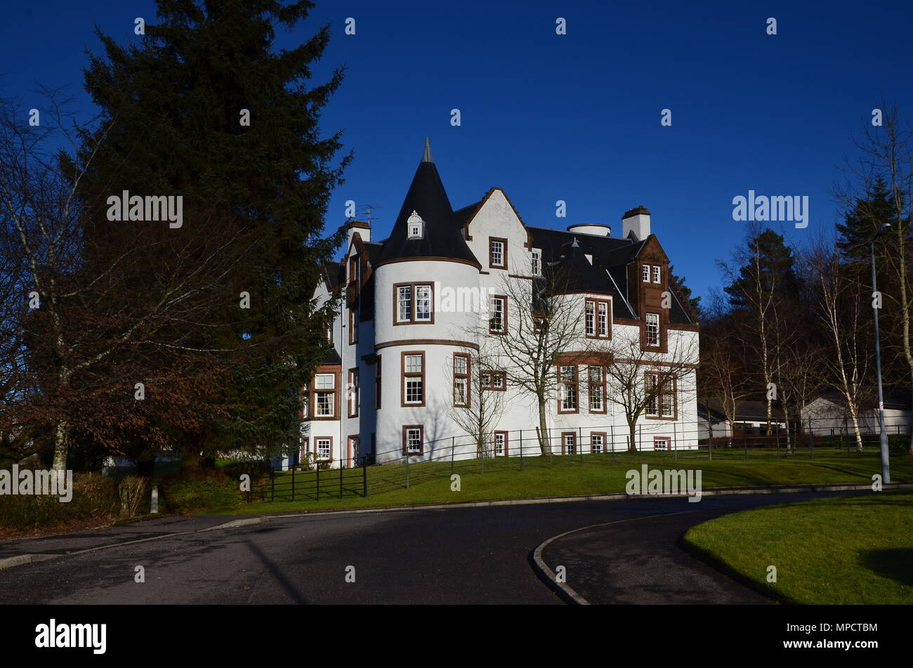 Auchenbothie House Stock Photo