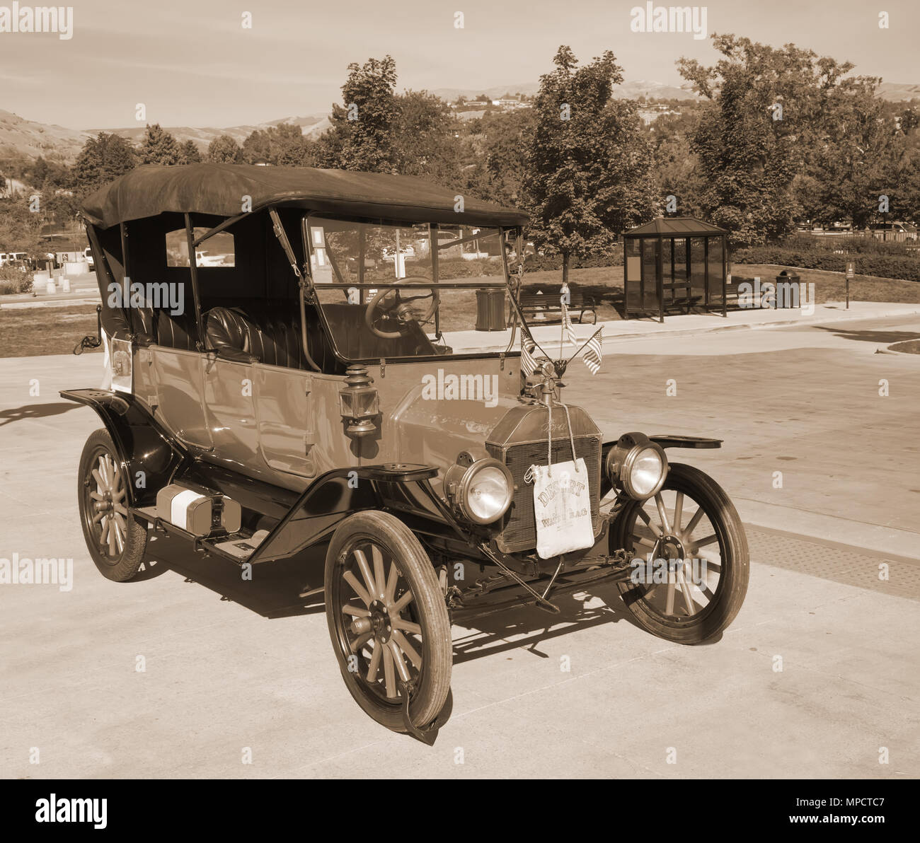 Salt Lake City, Utah, USA October 8, 2016. Historical police car in