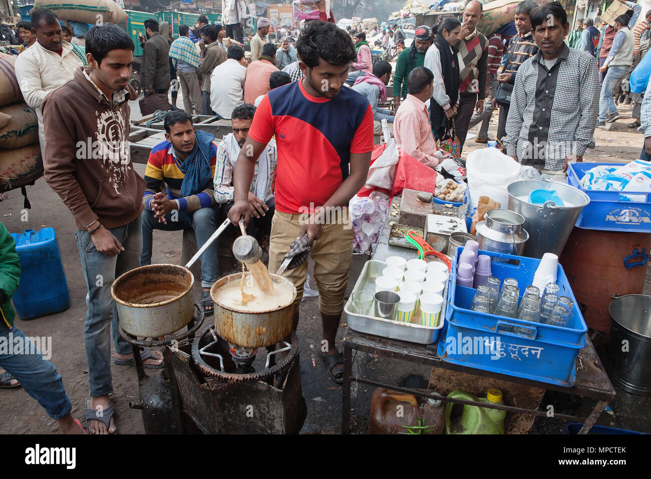 Cutting Masala Chai Kettle Tea Indian Street Food Culture Art Print by The  Aesthetic Shop