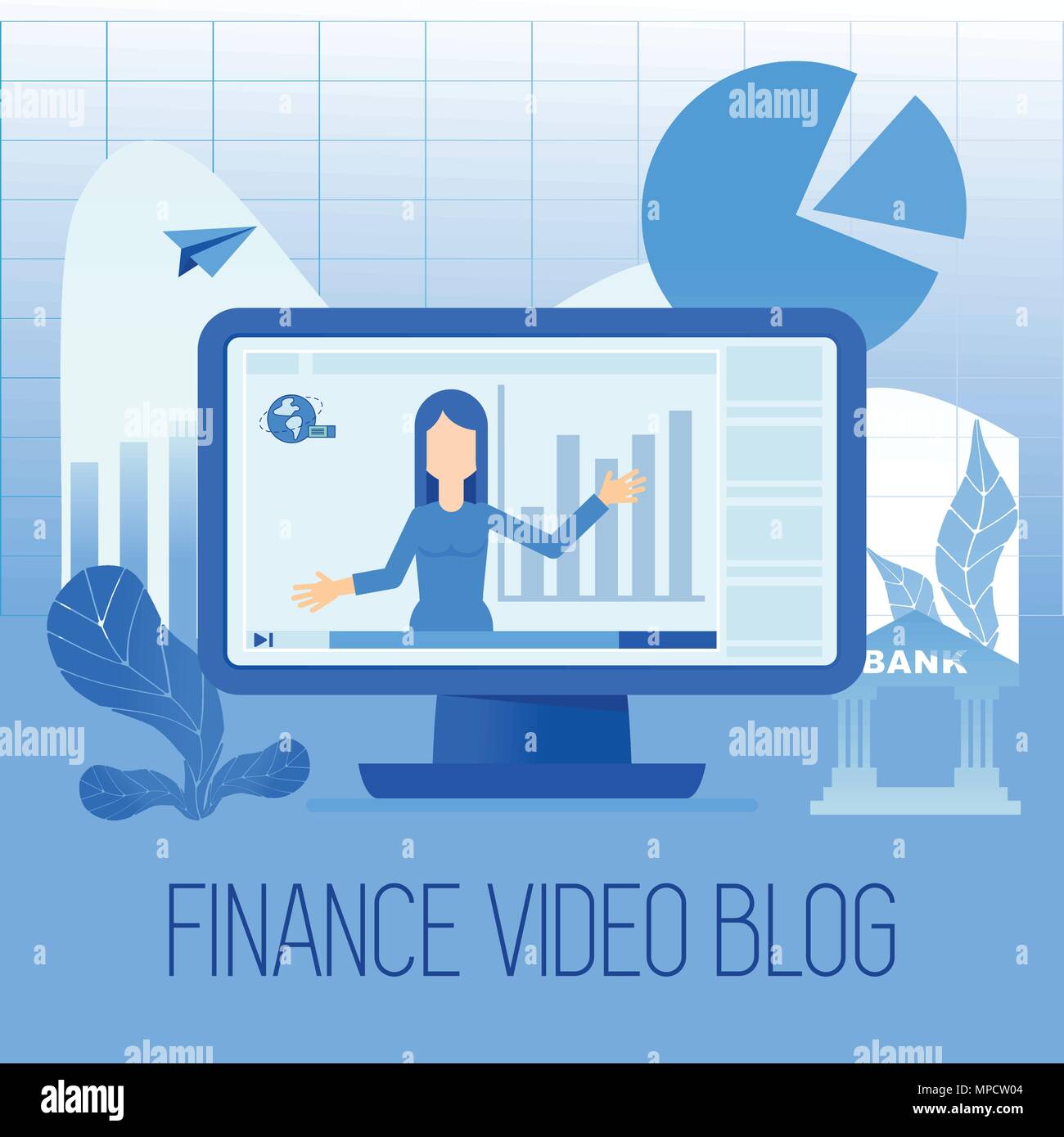 Video link Stock Vector Images - Alamy