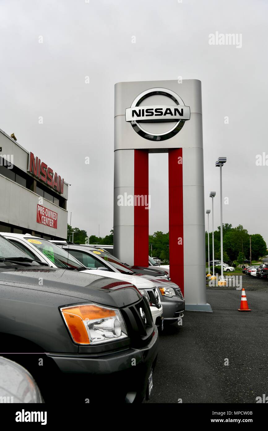 Tischer Nissan car dealership, Annapolis, MD, USA Stock Photo Alamy