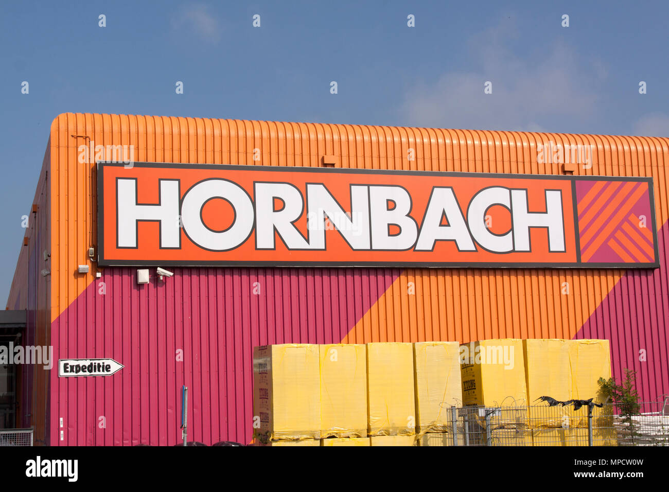 the hague,Netherlands-july 17, 2015: Hornbach is a DIY chain, this shop is  located in the Hague Holland Stock Photo - Alamy