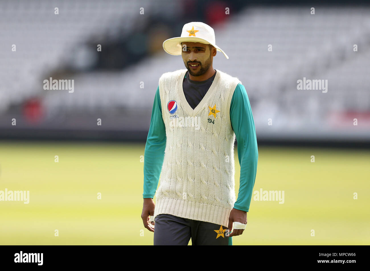 Pakistan. Amir Manager.net Pakistan's Mohammad Amir during the nets session at Lord's, London ...