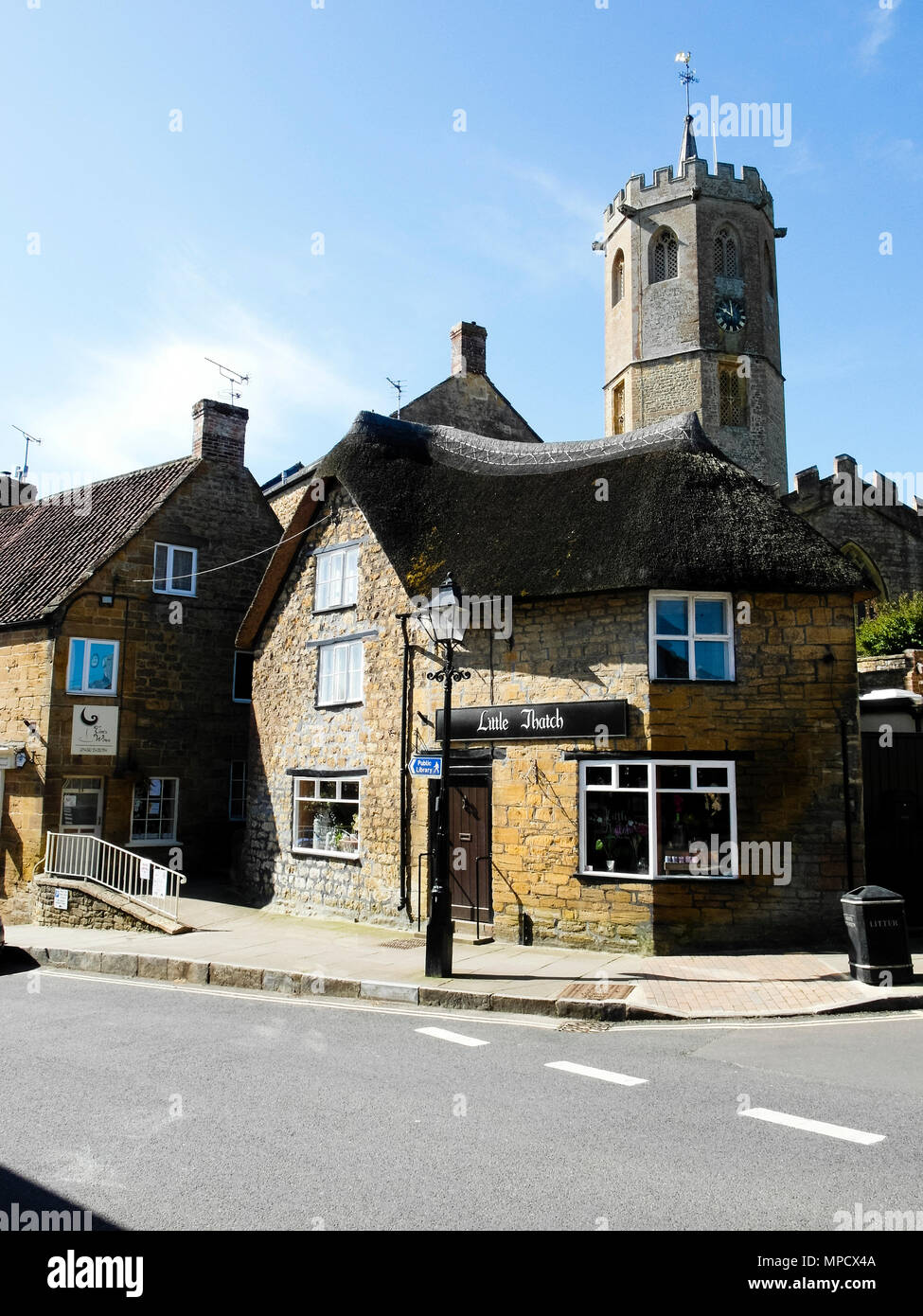 South Petherton, Somerset. The octagonal tower of the Church of St