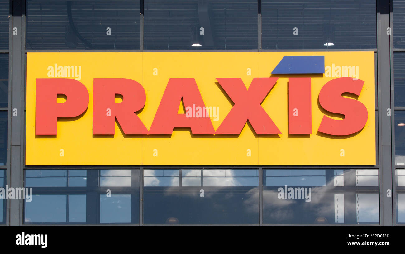 Amsterdam,netherlands-july 21, 2015: Praxis, Praxis full Do-It-Yourself Center is a Dutch DIY chain, this store is located in Amsterdam Stock Photo