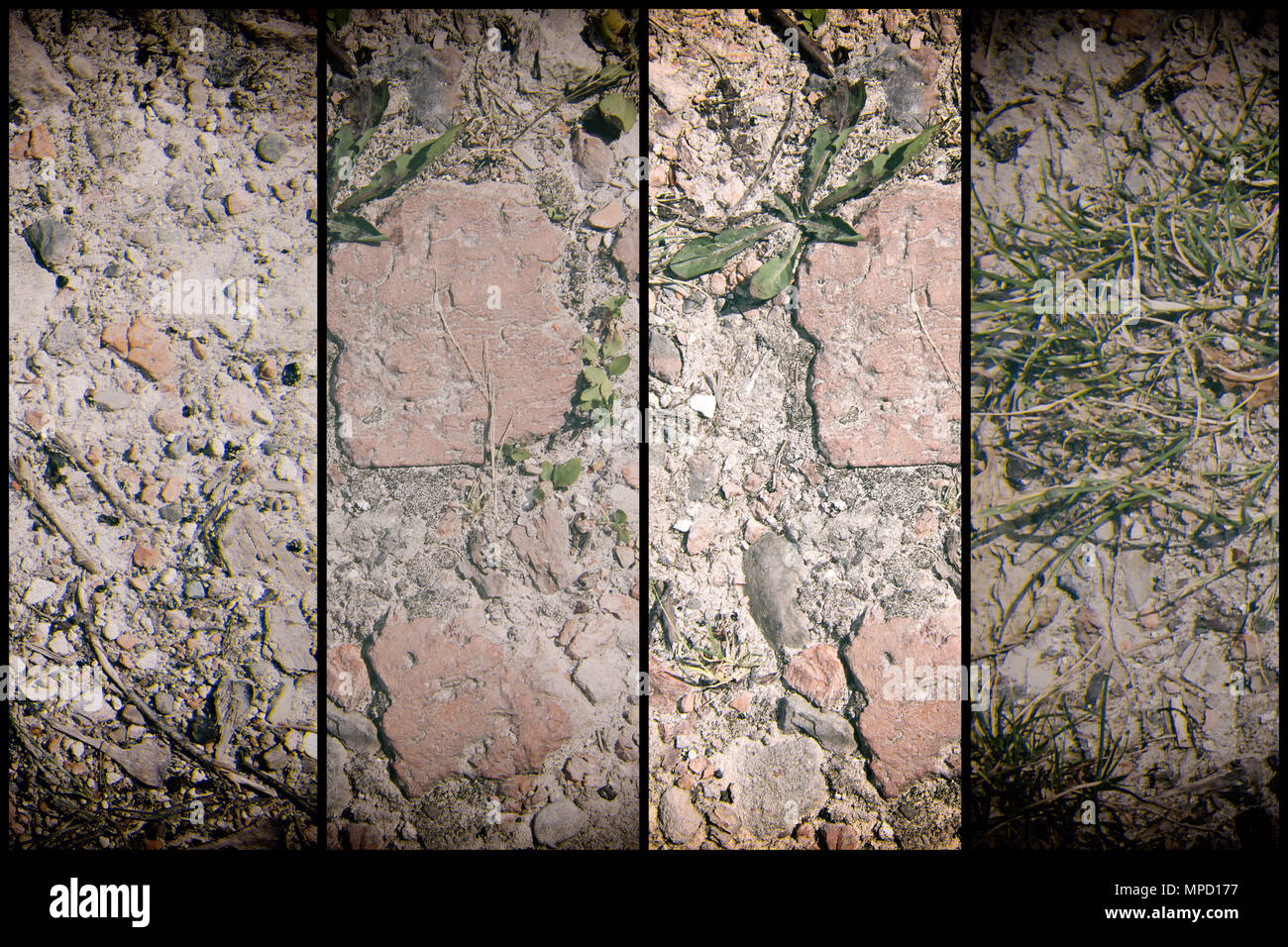Brick texture of old vintage building, design concept Stock Photo - Alamy