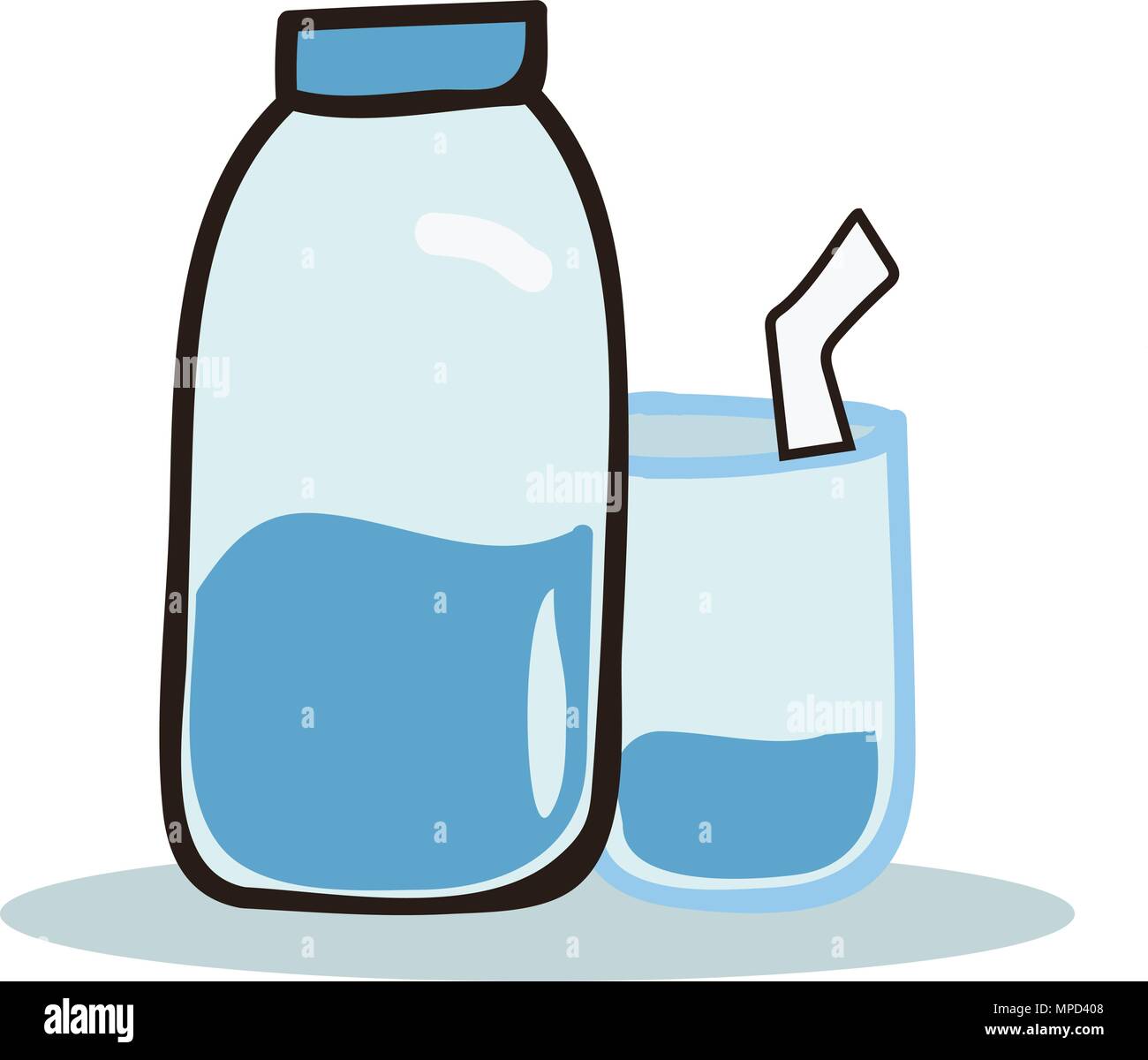 https://c8.alamy.com/comp/MPD408/cartoon-bottle-of-water-and-glasses-vector-illustrationglass-of-water-MPD408.jpg