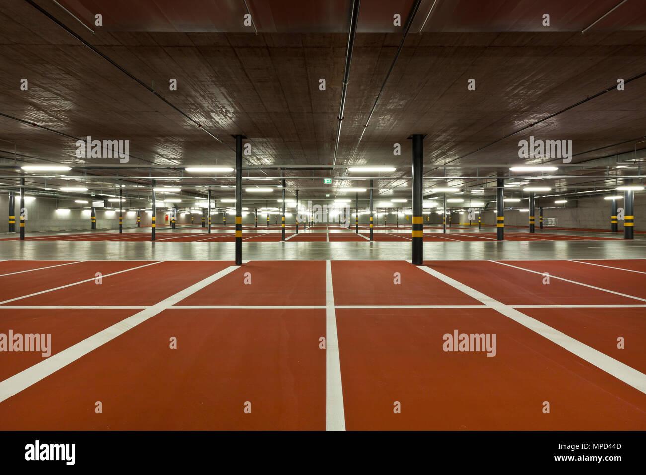new underground parking Stock Photo