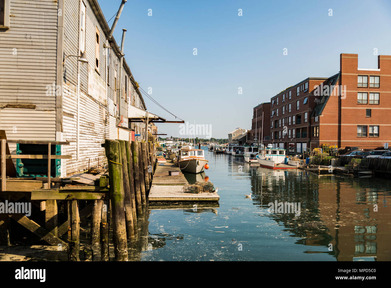 Downtown portland maine hires stock photography and images Alamy