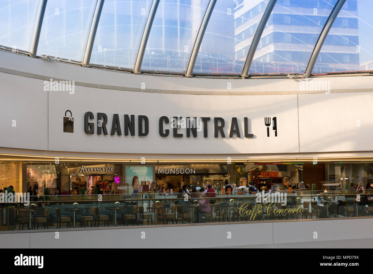 Interior of Grand Central, Birmingham UK Stock Photo