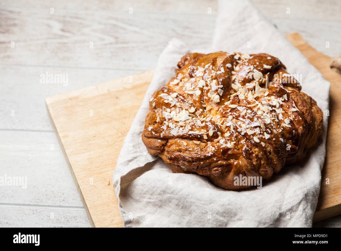 Sweet maple syrup bread Stock Photo Alamy