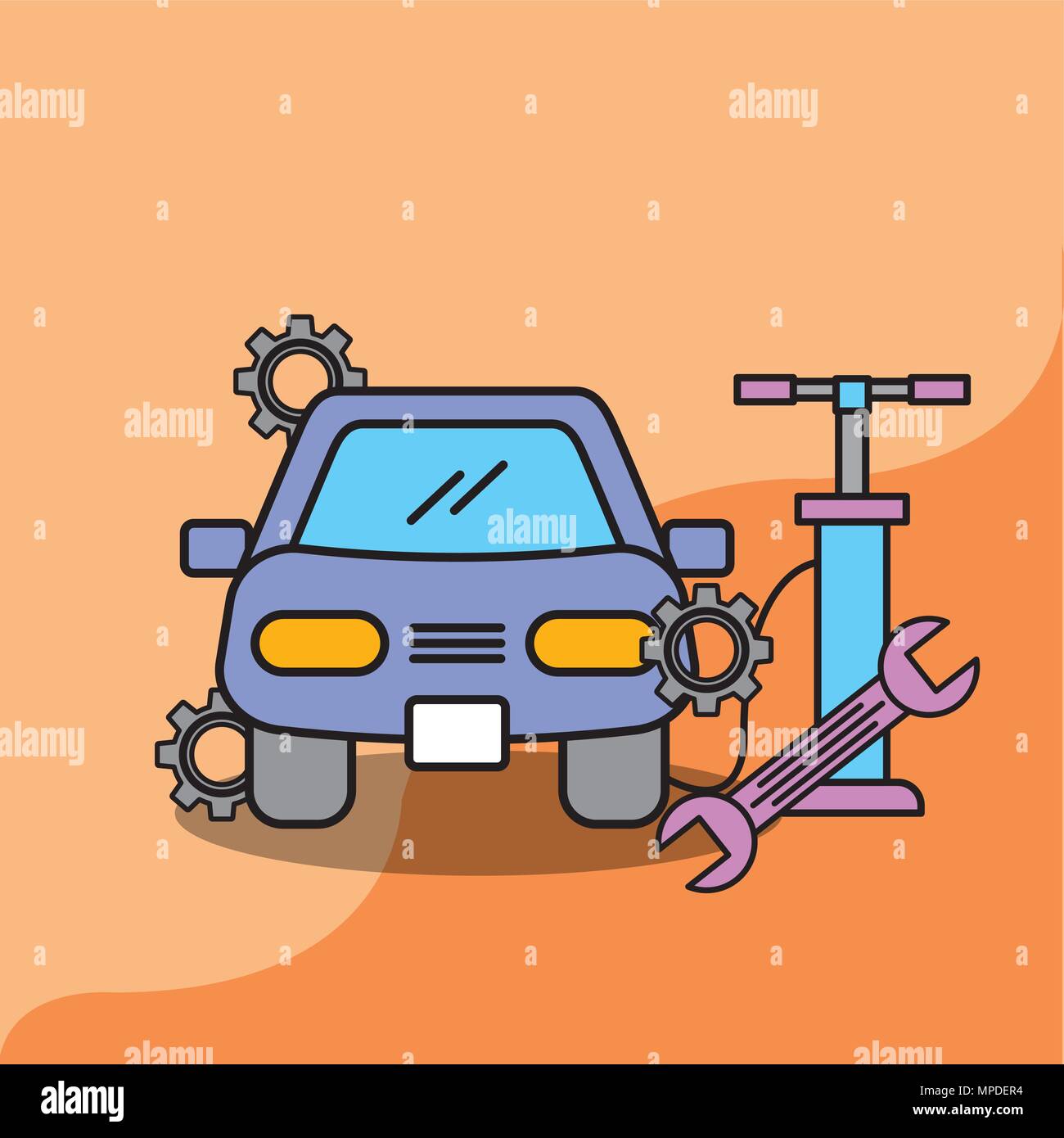 Spanner automobile Stock Vector Images Alamy