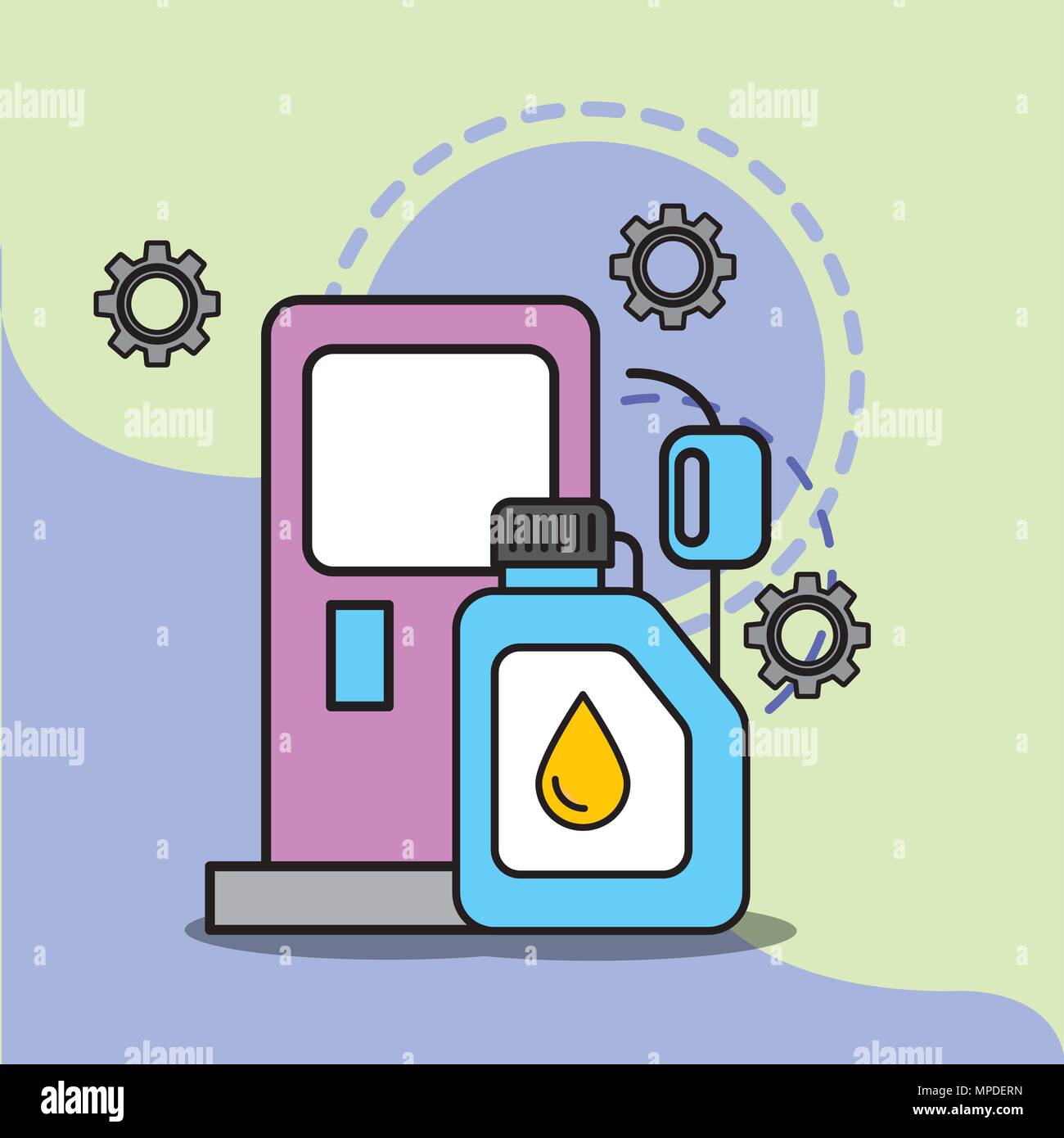 Petrol station price tag Stock Vector Images Alamy