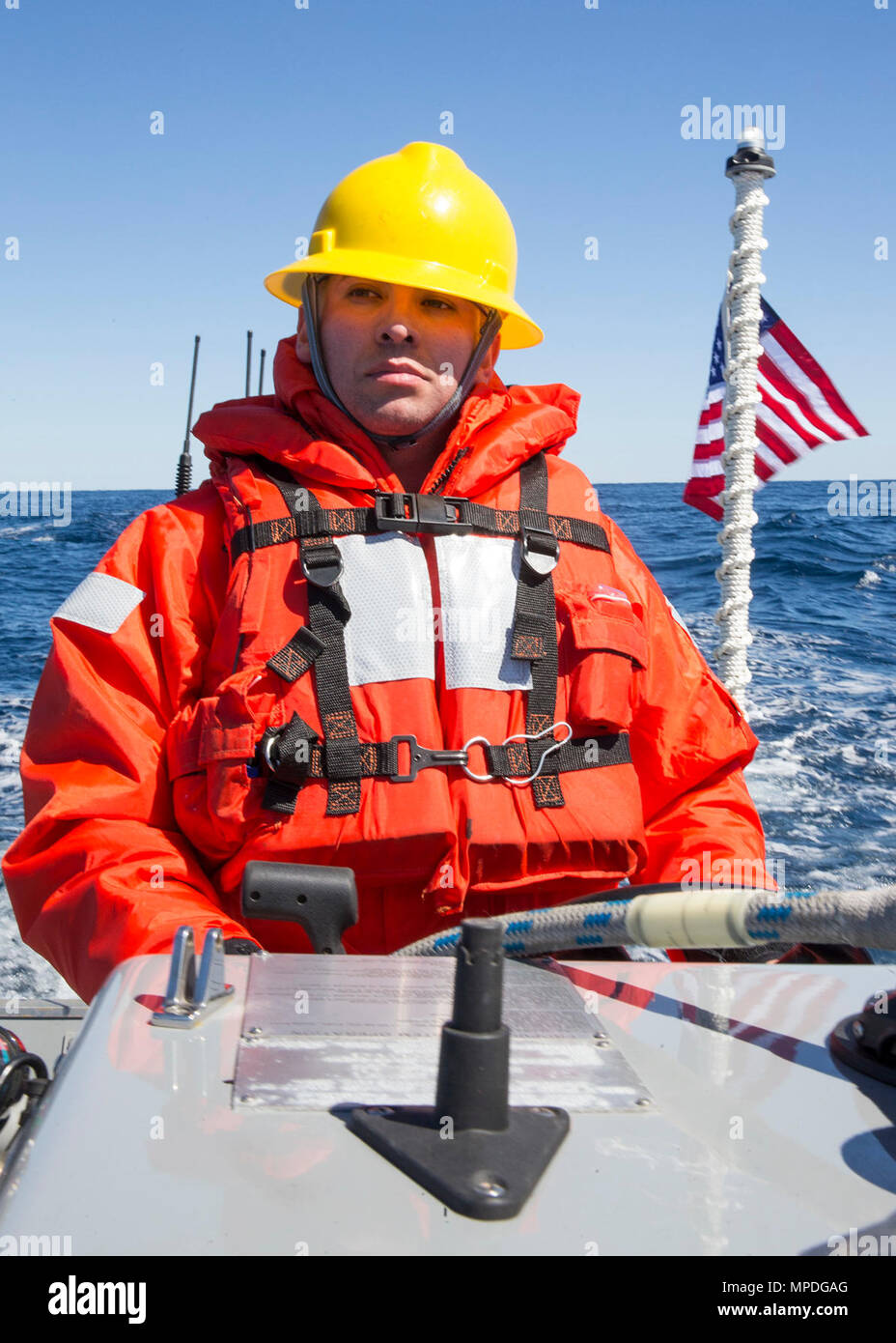 OCEAN (April 9, 2017) Boatswain's Mate 2nd Class Edgar Trujillo