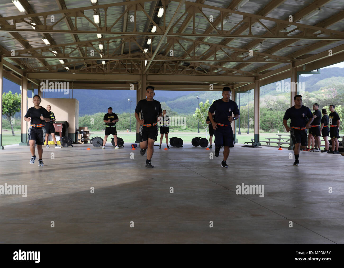 Hawaii Army National Guard Soldiers in the Recruit Sustainment Program