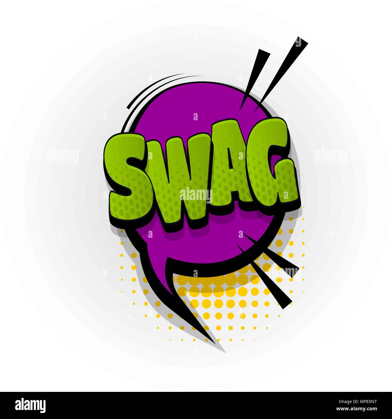 swag comic book text pop art Stock Vector Image & Art Alamy