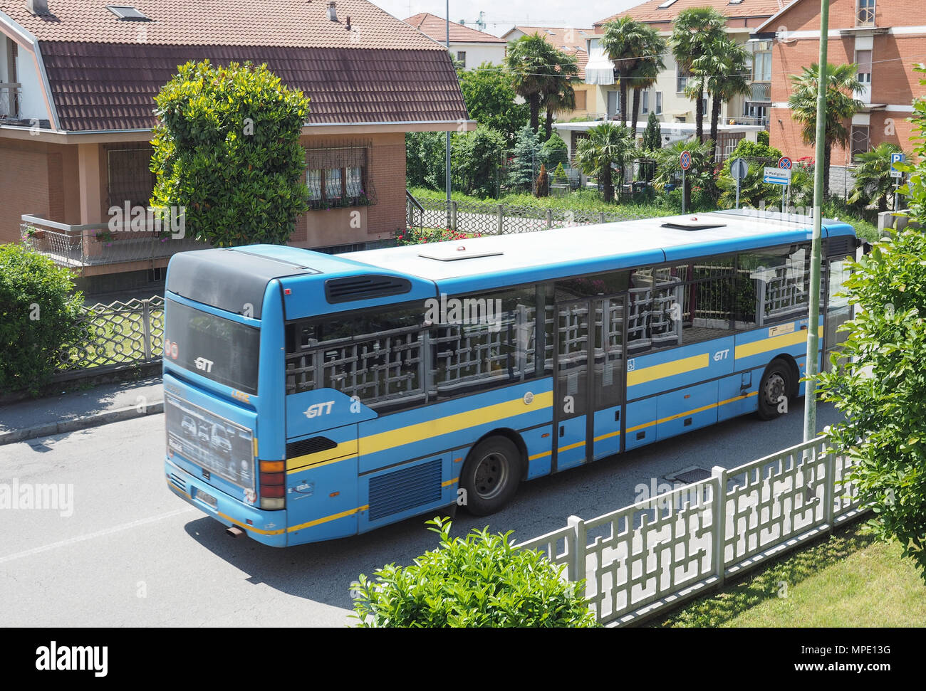 TURIN, ITALY - CIRCA MAY 2018: Local GTT public transport bus Stock Photo -  Alamy