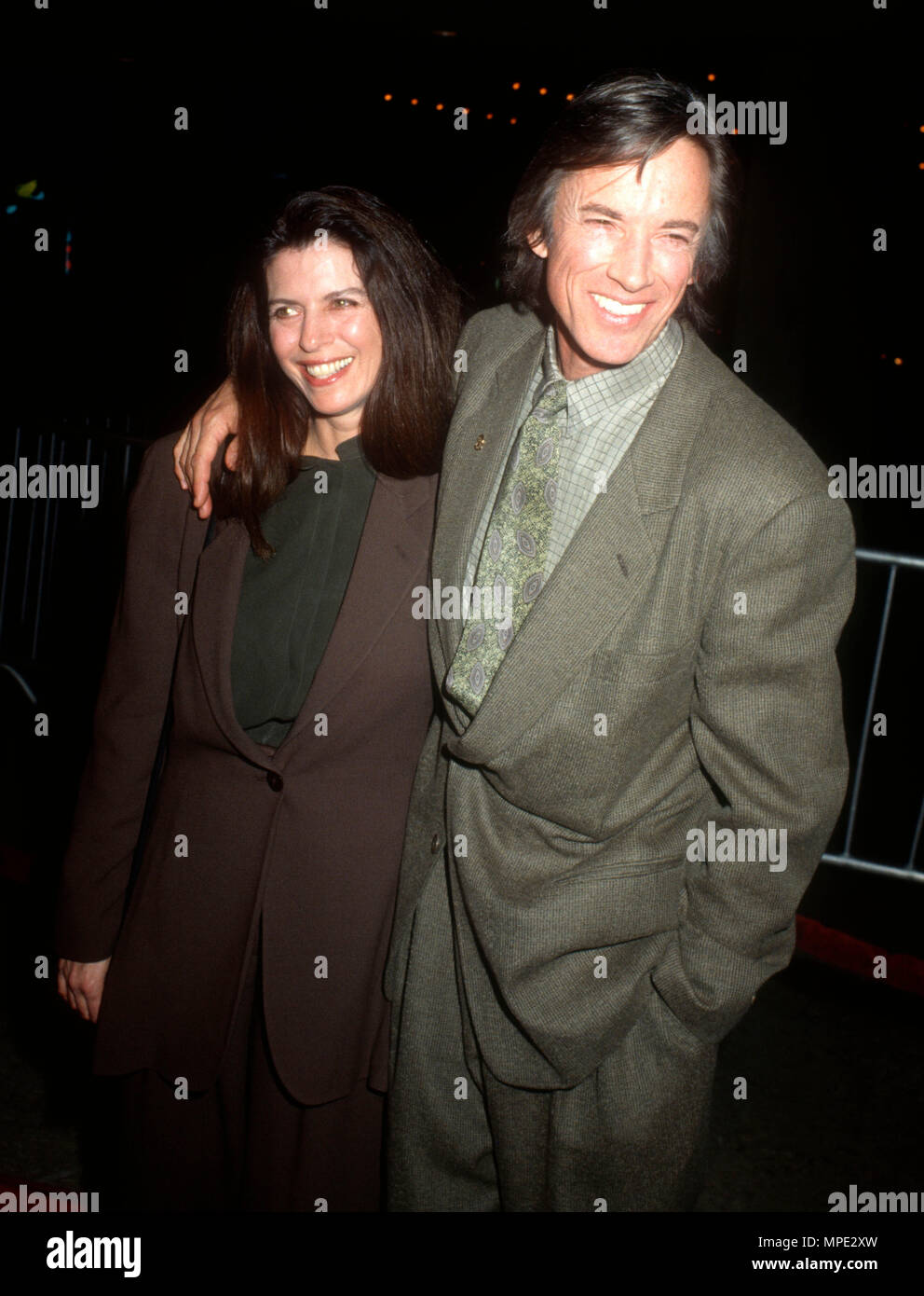 CENTURY CITY, CA - FEBRUARY 2: (L-R) Carol Schwartz and actor Scott Glenn attend 'The Silence of the Lambs' Century City Premiere on February 2, 1991 at Cineplex Odeon Century City Cinemas in Century City, California. Photo by Barry King/Alamy Stock Photo Stock Photo