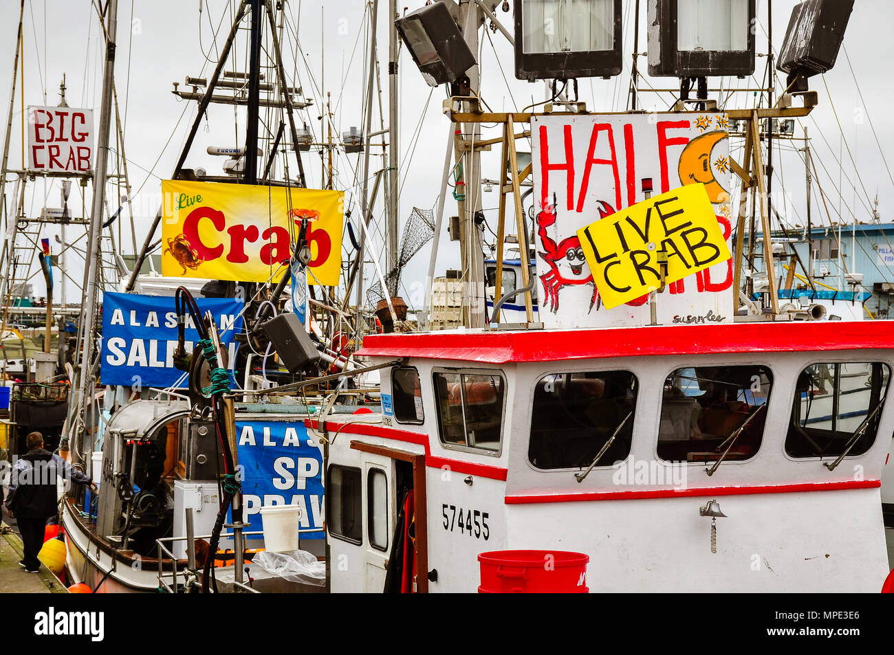 Half Moon Bay, CA/USA Dec. 7, 2014 It's crabbing season and
