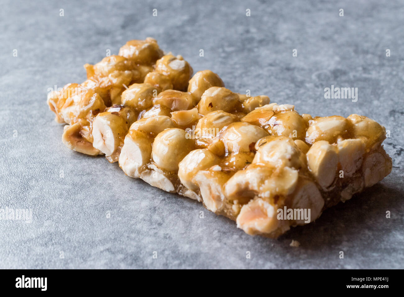 Organic Nut Bar with Honey No Glucose. Energy Bar Stock Photo Alamy