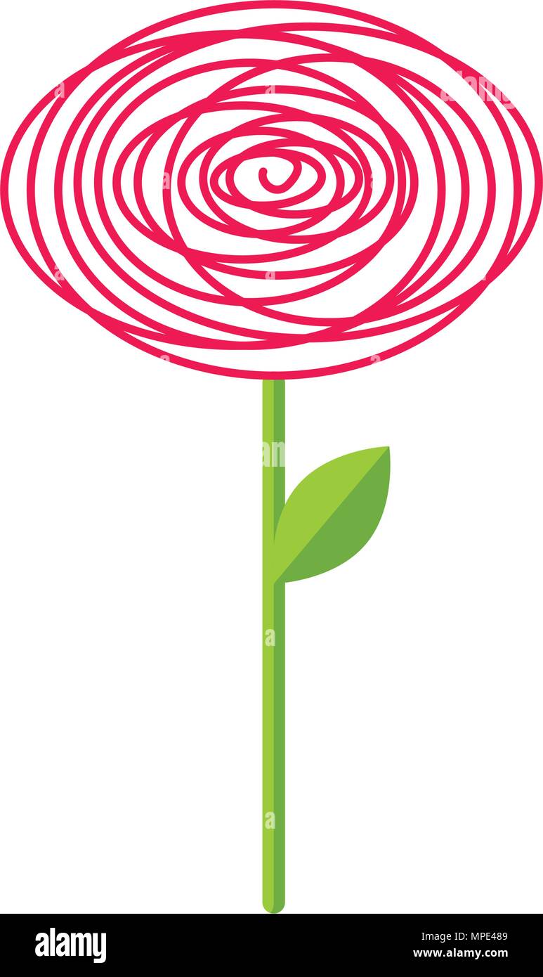 Abstract flower icon Stock Vector Images - Alamy