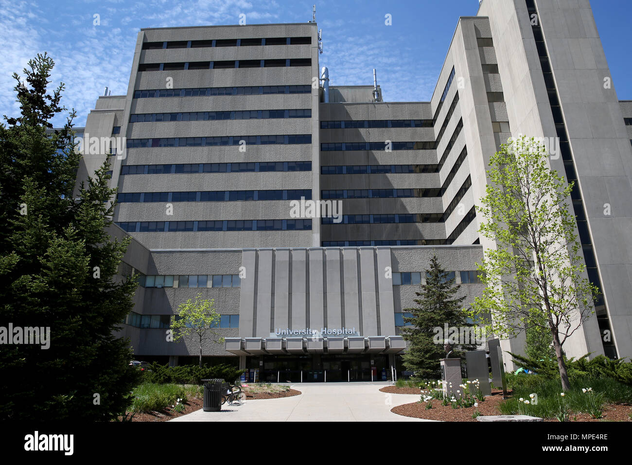 University Hospital Western Stock Photo Alamy