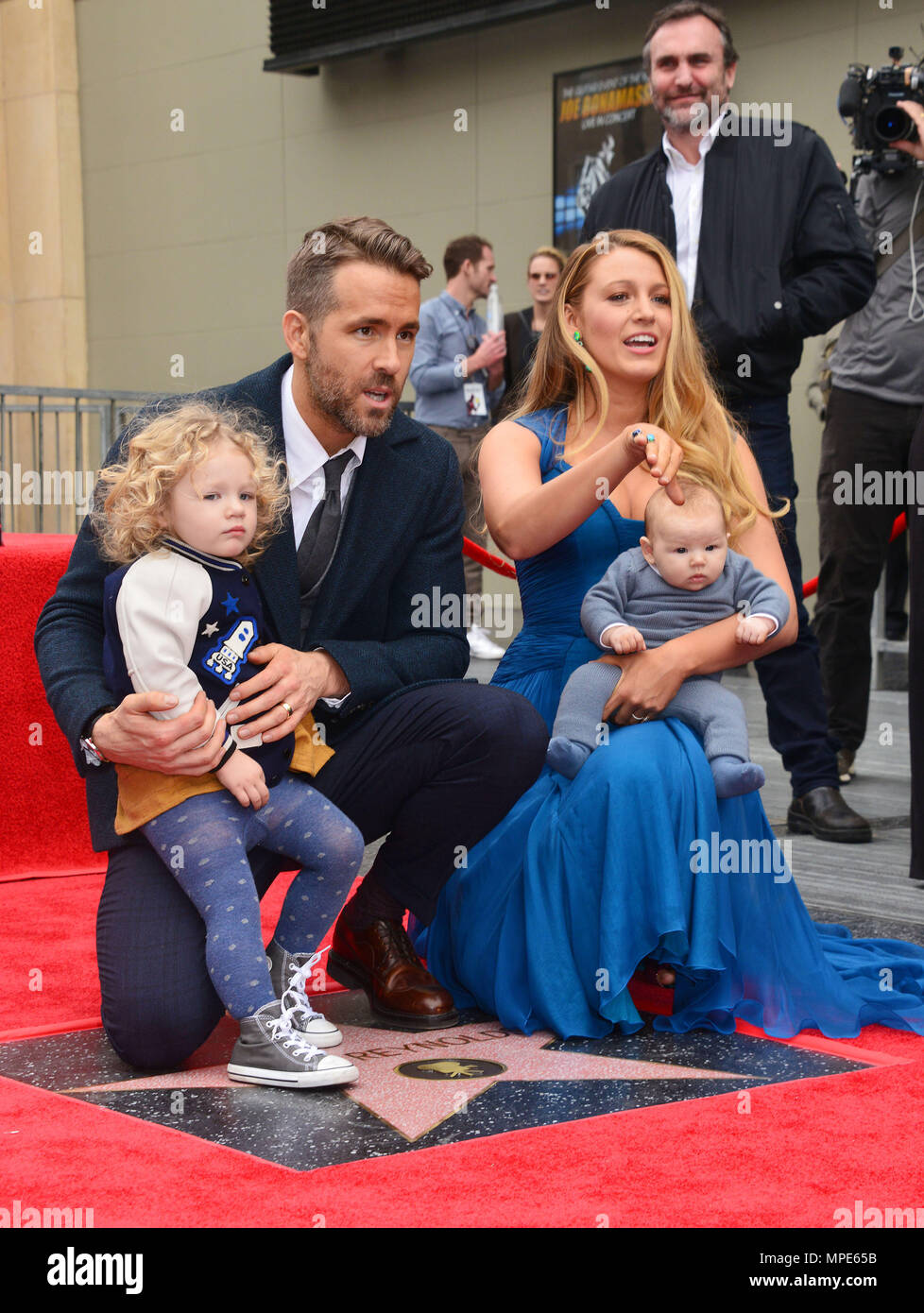 Ryan reynolds star 043 daughter james hires stock photography and