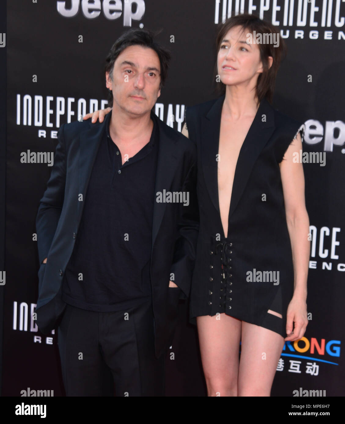 charlotte gainsbourg and yvan attal high resolution stock photography and images alamy