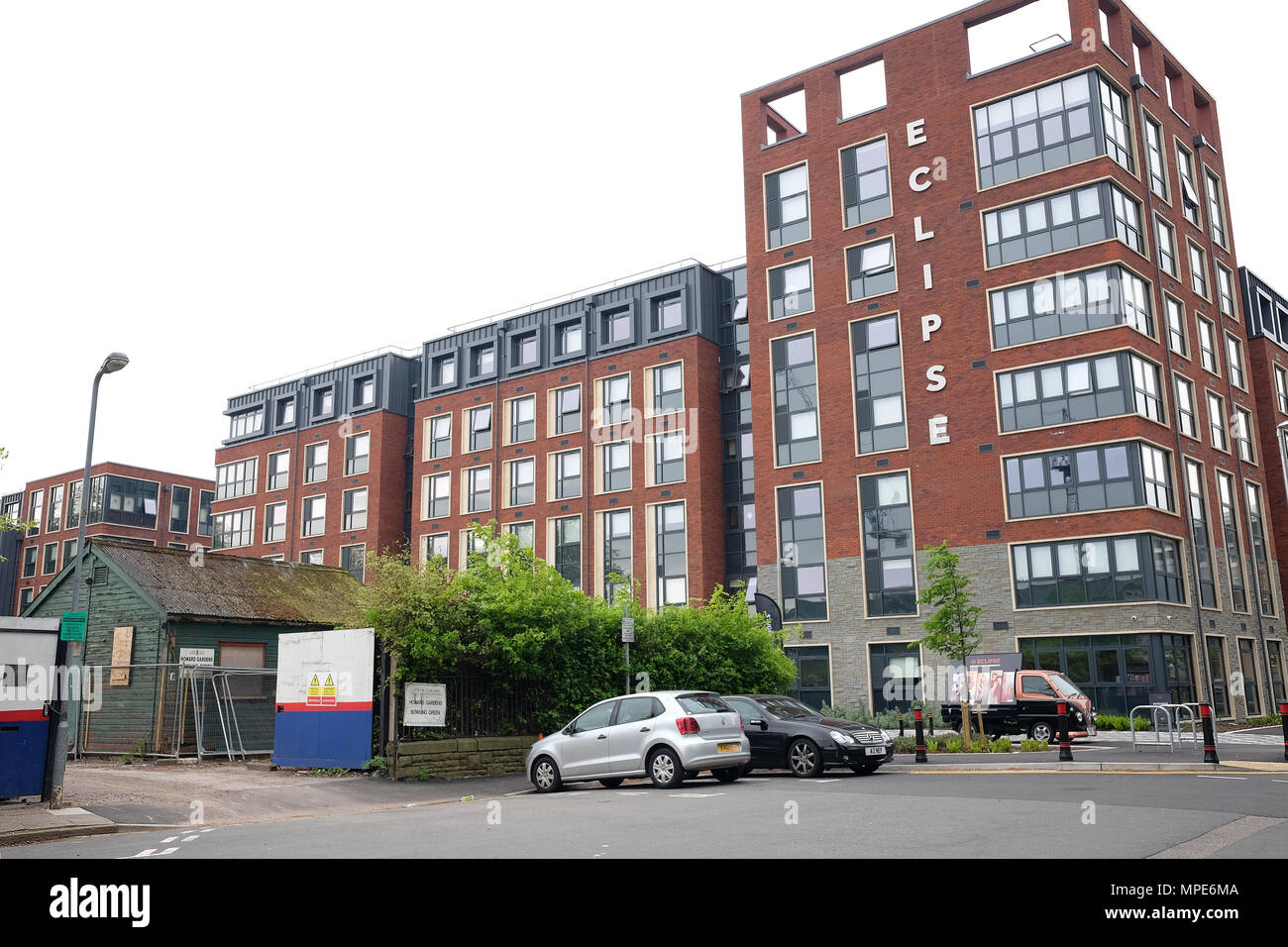 May 2018 - Eclipse student accommodation in central Cardiff. Stock Photo