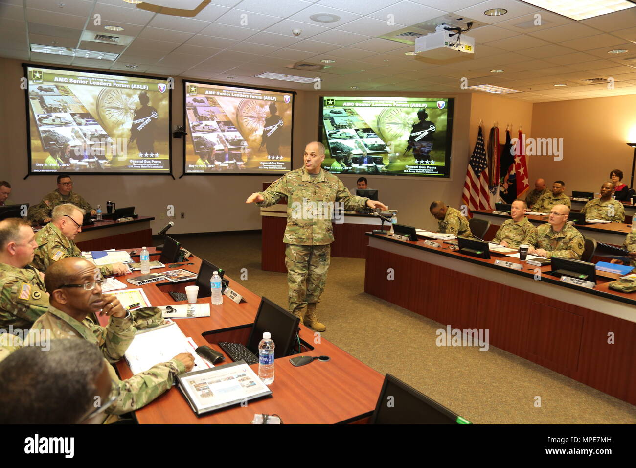 Army Materiel Command S Gen Gus Perna Addresses Commanding