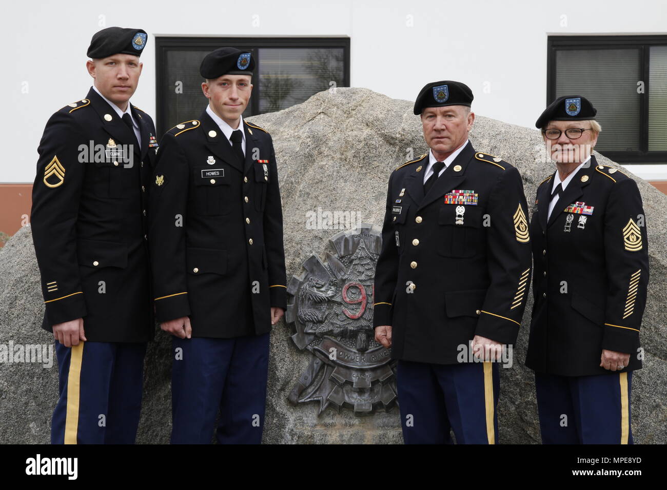 Command Sergeants Major and participating soldiers from the 91st ...