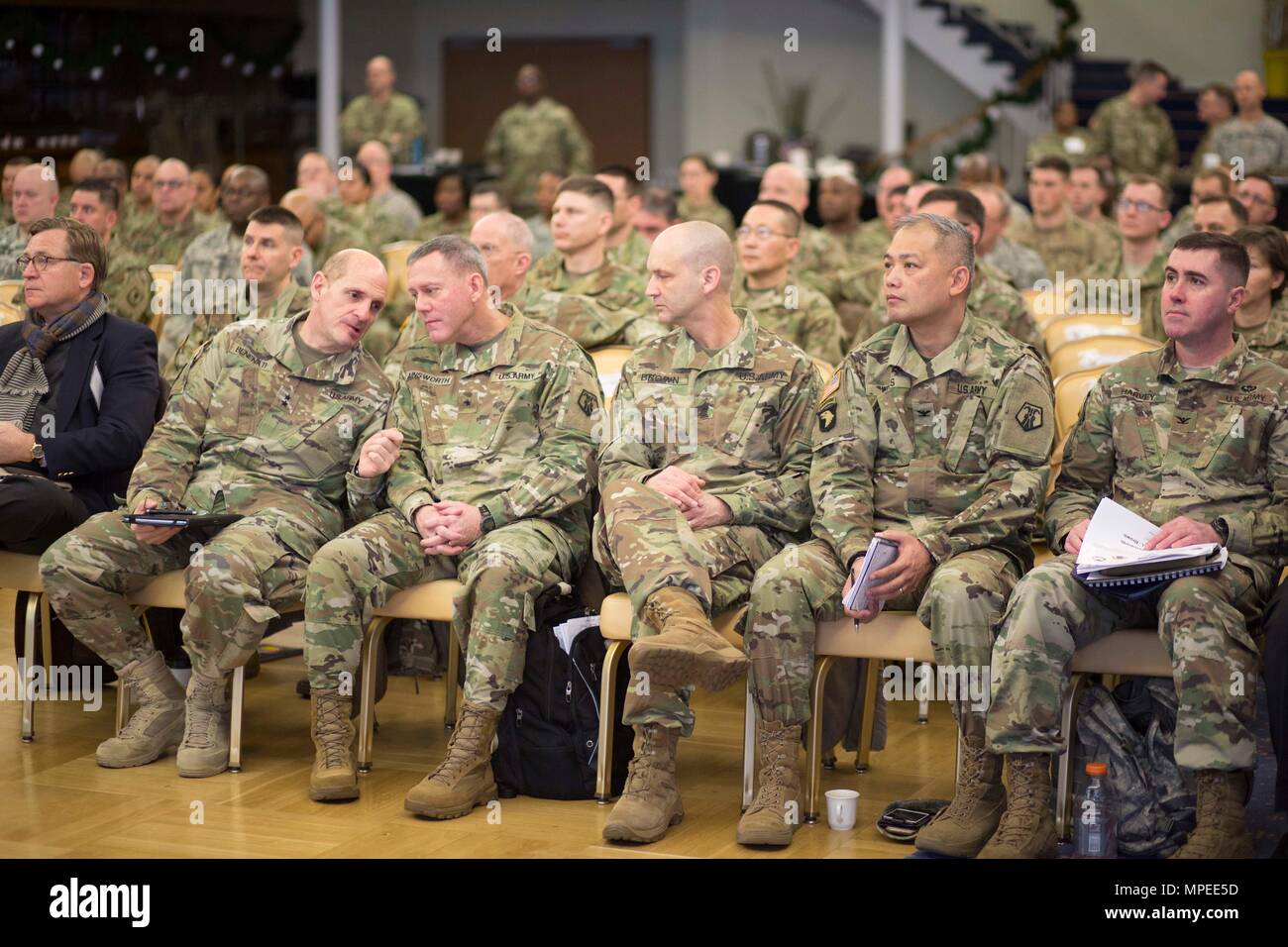 VOGELWEH, Germany 7th Mission Support Command leaders and guests
