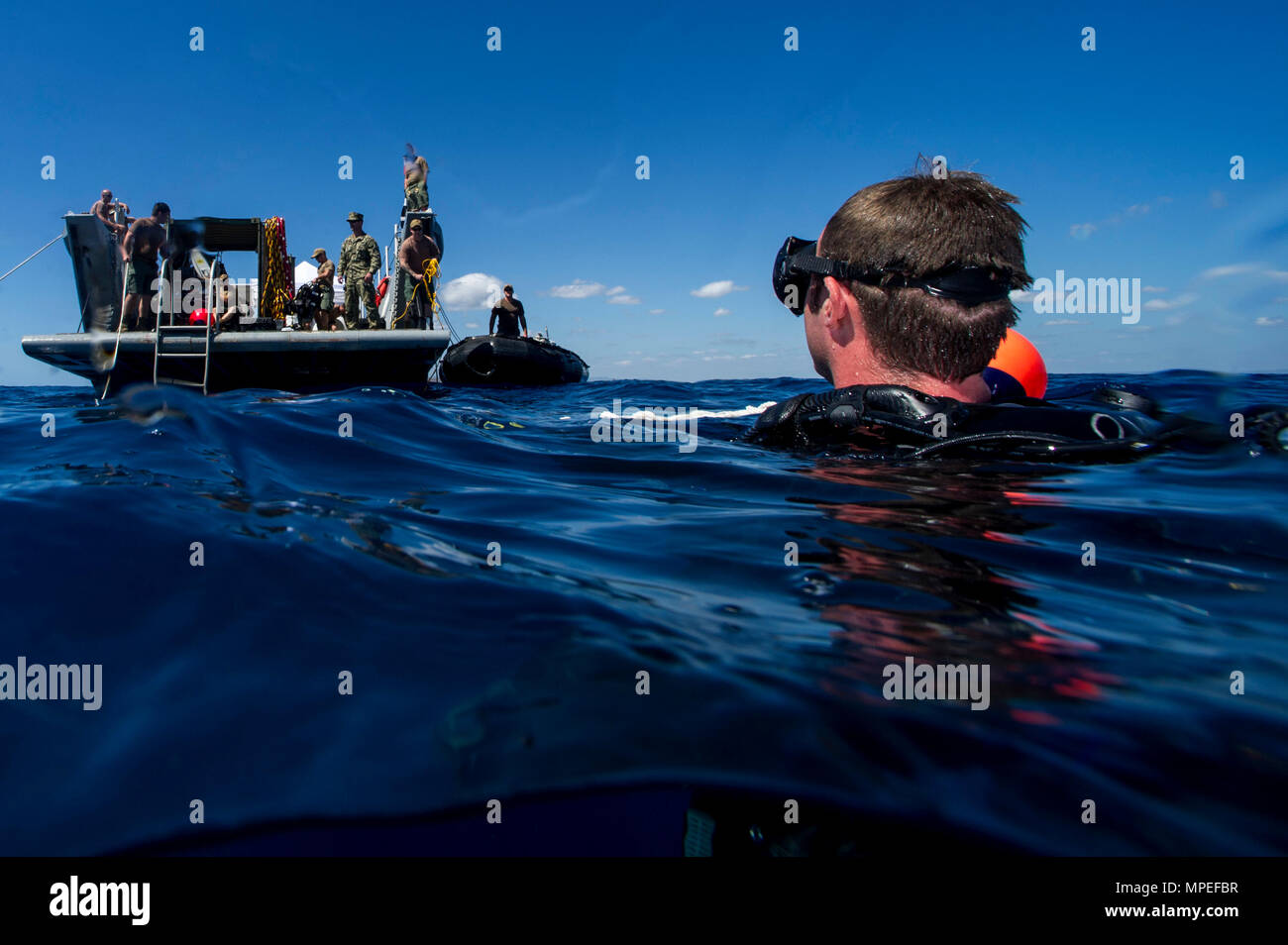 Construction Mechanic 2nd Class Michael Dupray, assigned to Underwater