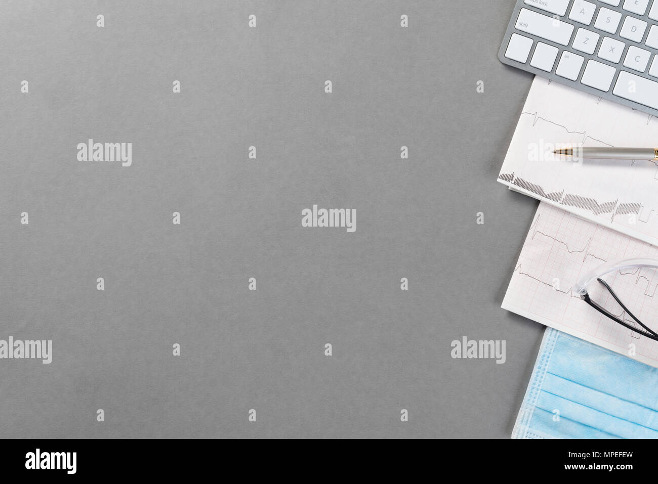 Workplace of health worker Stock Photo - Alamy