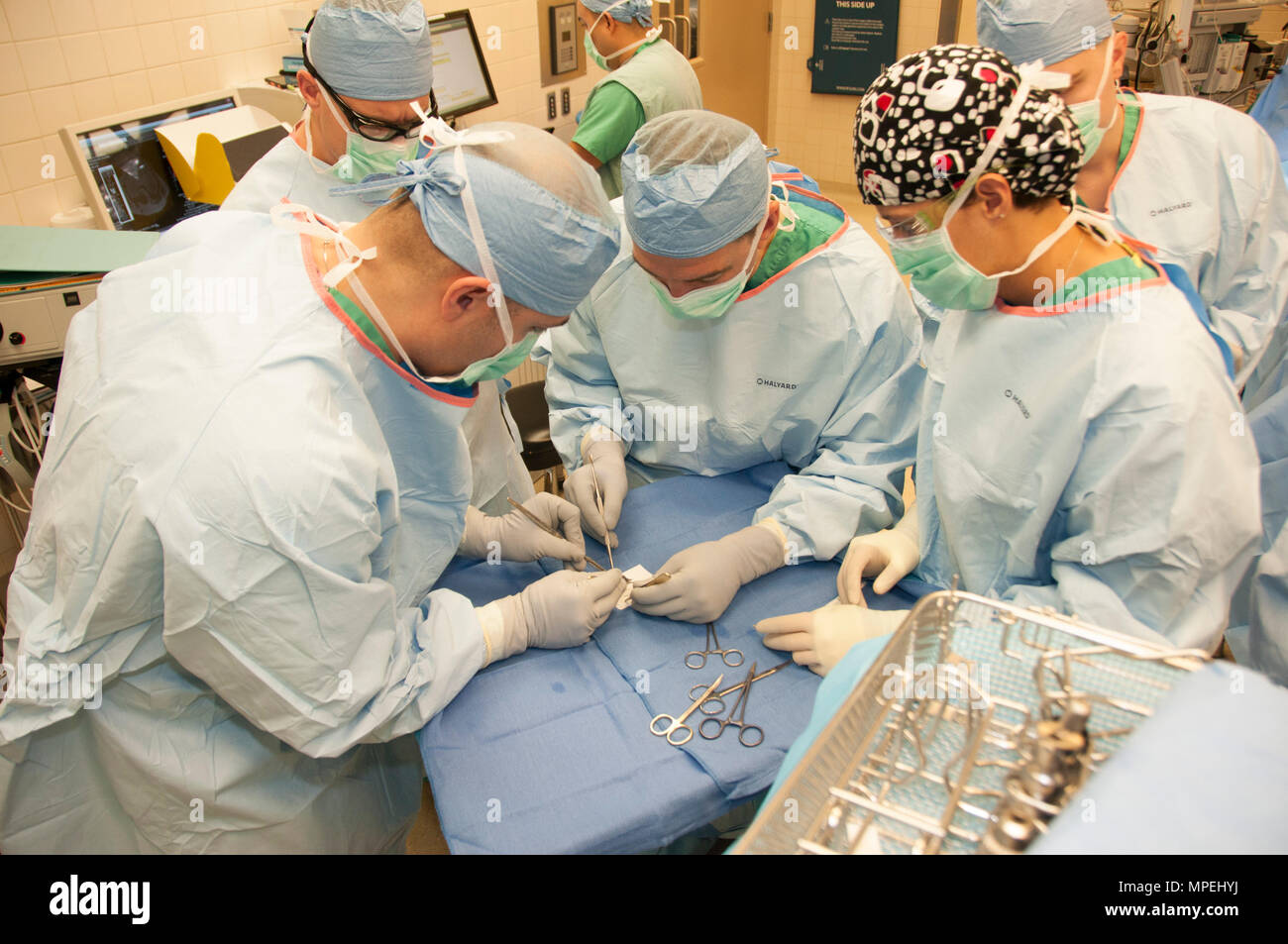 (From left) Maj. E’Stephan Garcia, orthopaedic sports medicine surgeon