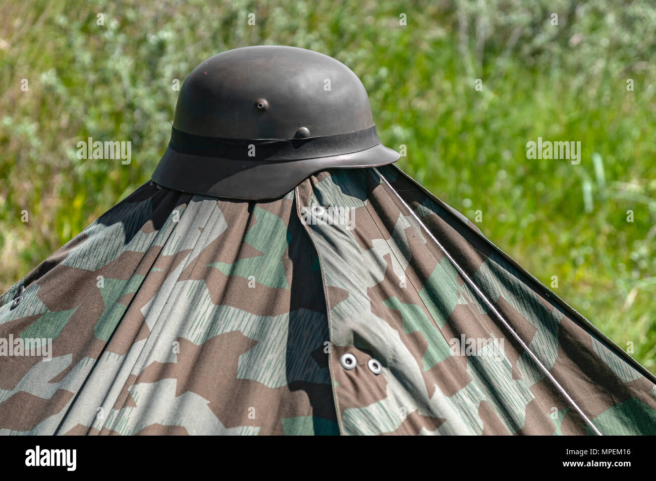 German second world war helmet Stock Photo
