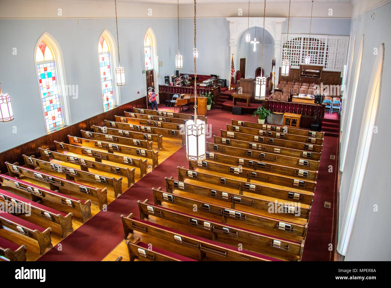 Dexter Avenue King Memorial Baptist Church, Montgomery, Alabama, USA Stock Photo