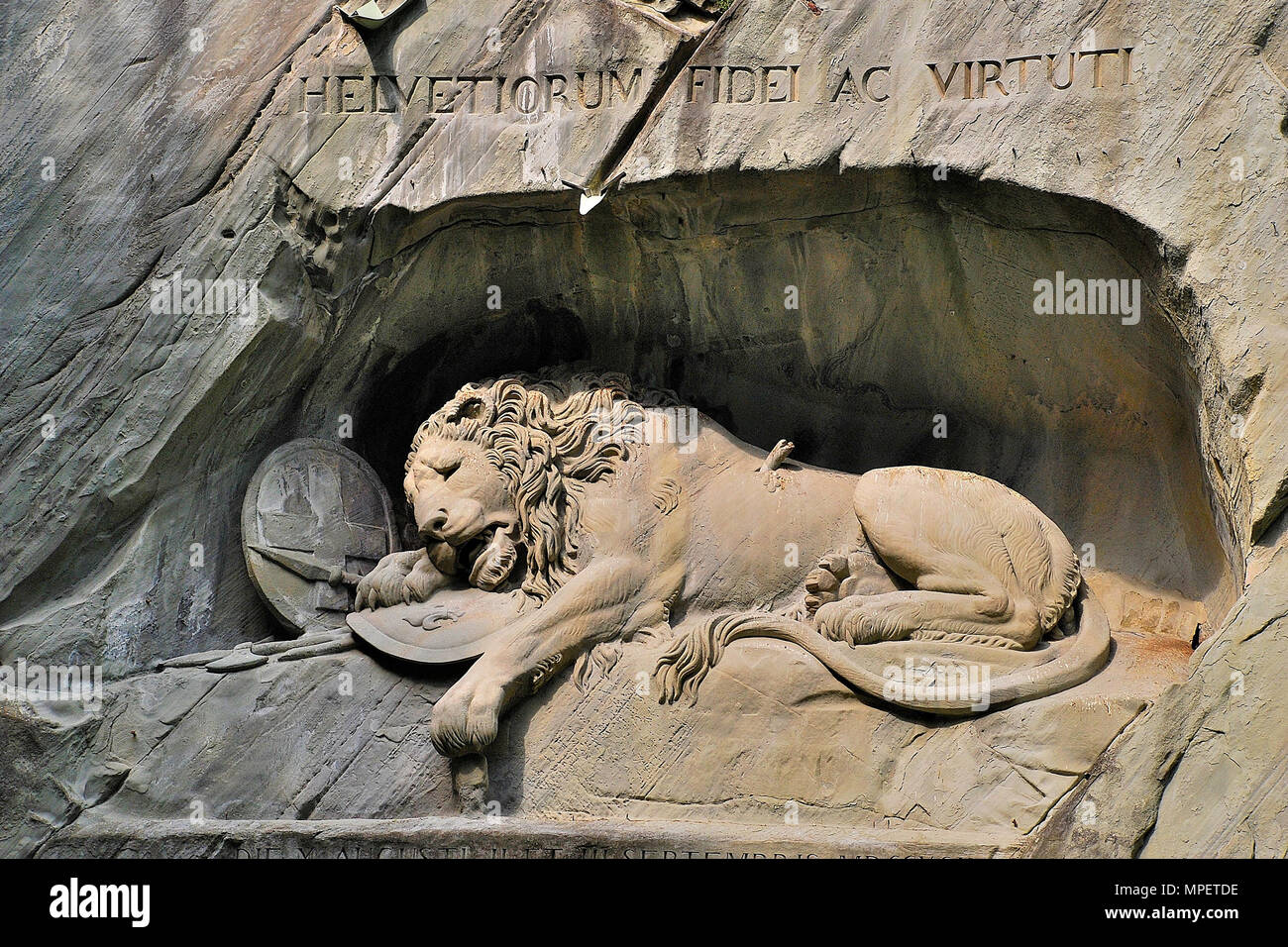 The Lion Monument or the Lion of Lucerne, is a rock relief in Lucerne