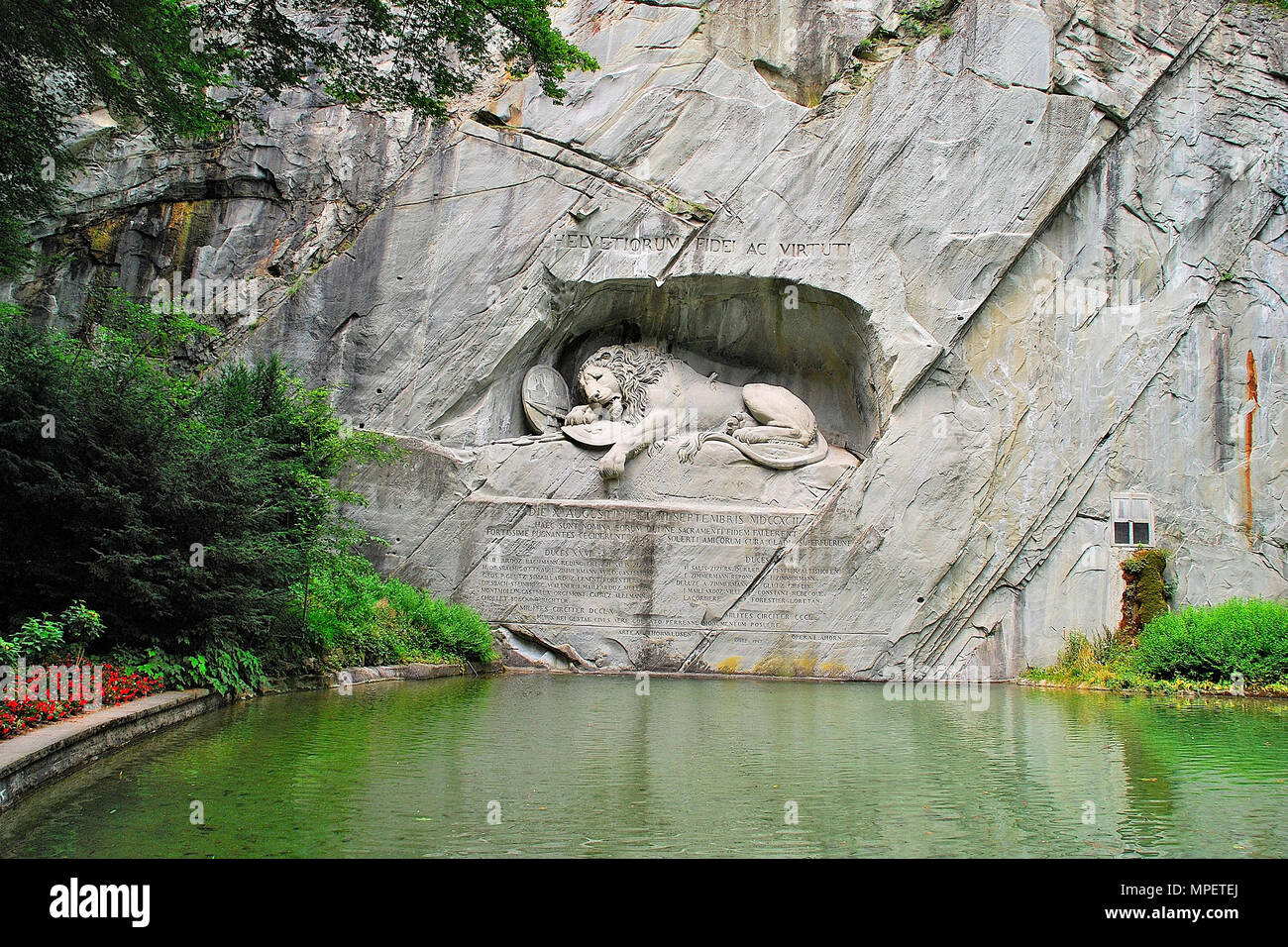 The Lion Monument or the Lion of Lucerne, is a rock relief in Lucerne